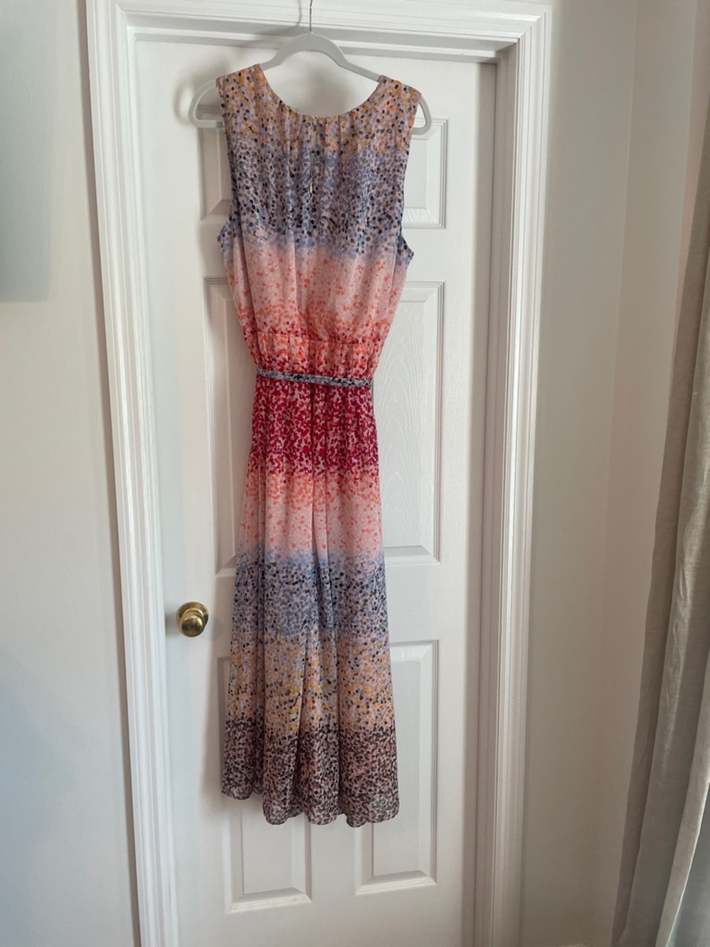 Lane Bryant Ombre Speckle Maxi Dress in Pink, Blue & Cream - Picture 5 of 8